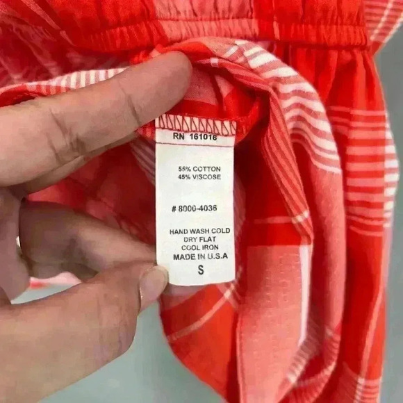 $159 Waverly Grey Blouse Womens Small Plaid Peplum Cottagecore Coastal Cowgirl - Picture 10 of 11